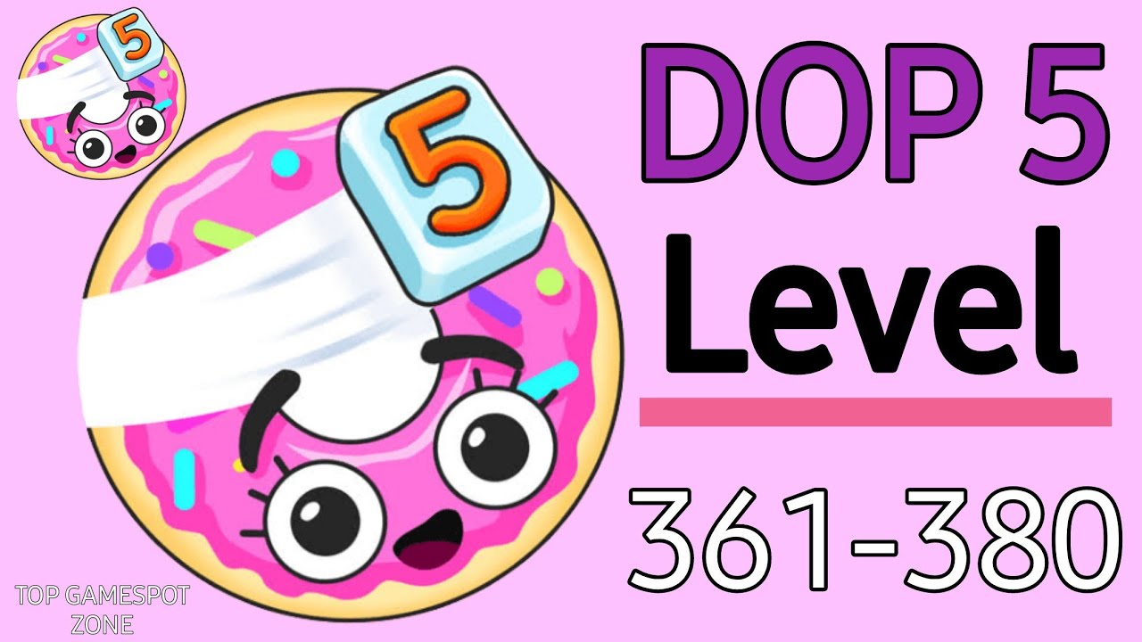 DOP 5:DELETE ONE PART LEVEL 361-380 || Dop 5 Gameplay Walkthrough Android-IOS Games 🎮