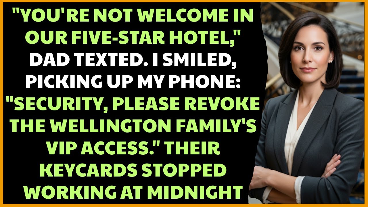 My Parents Banned Me From Their Hotel - Not Knowing I Own The Chain