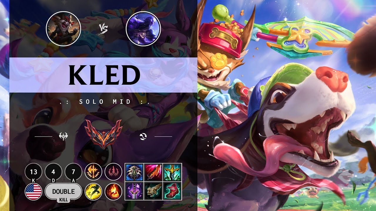 Kled Mid vs Ryze - NA Grandmaster Patch 14.11