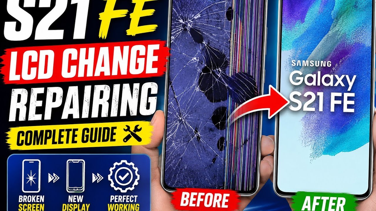 Samsung S21 FE TFT LCD Change 🔧📱 | Professional Mobile Repairing | LCD Replacement #Shorts #Viral