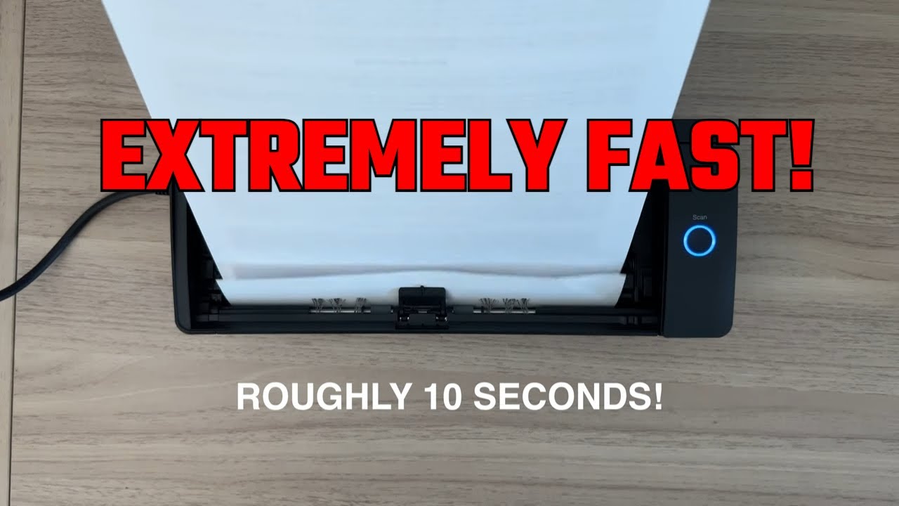 Fujitsu SnapScan IX1300 Scanner Review - Extremely Fast Scanning!