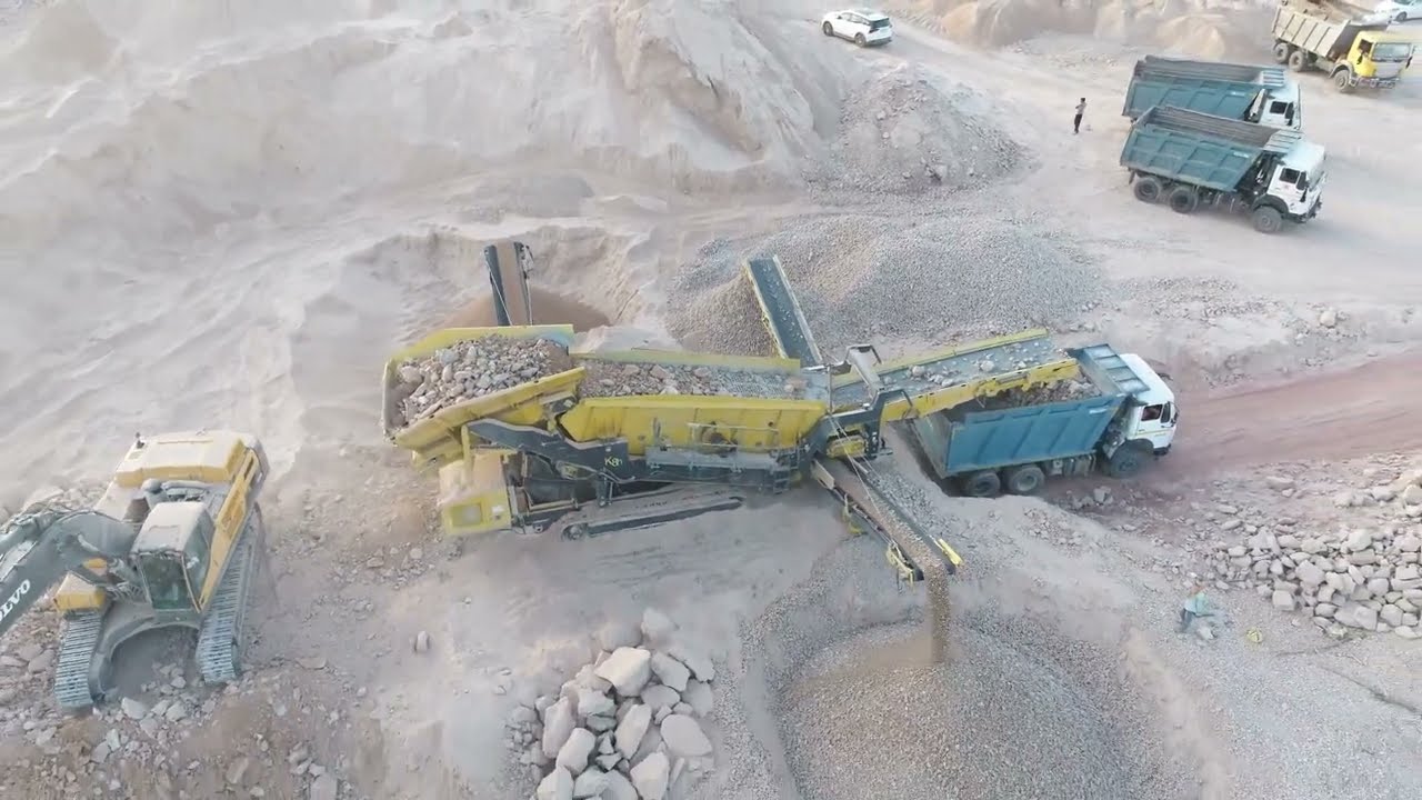 SCALPER -Keestrack K8 Scalper screening granite