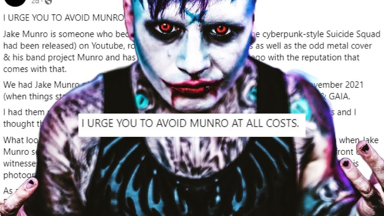 The Jake Munro Allegations and A Warning To Fans