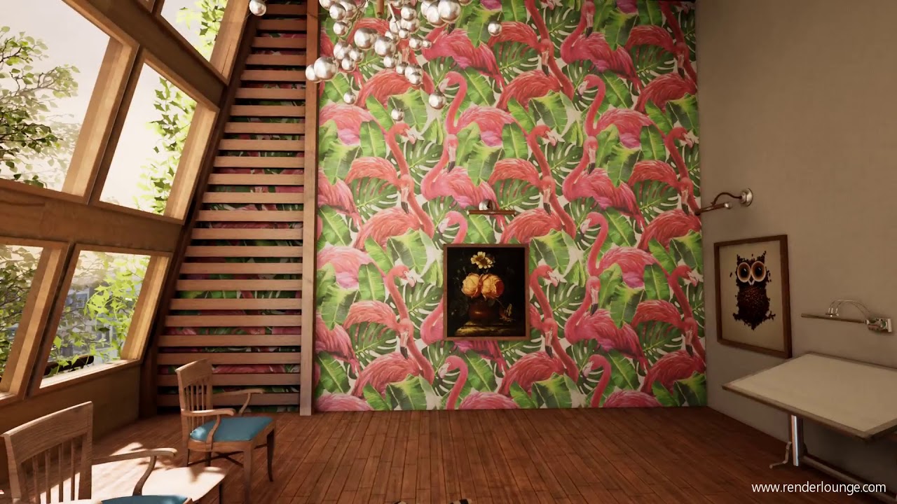 Drawing-room realtime visualization in unreal