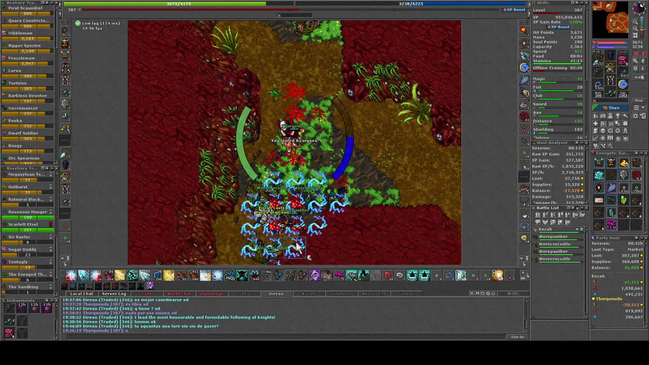 Tibia - Duo rp oskayaat werecrocodiles