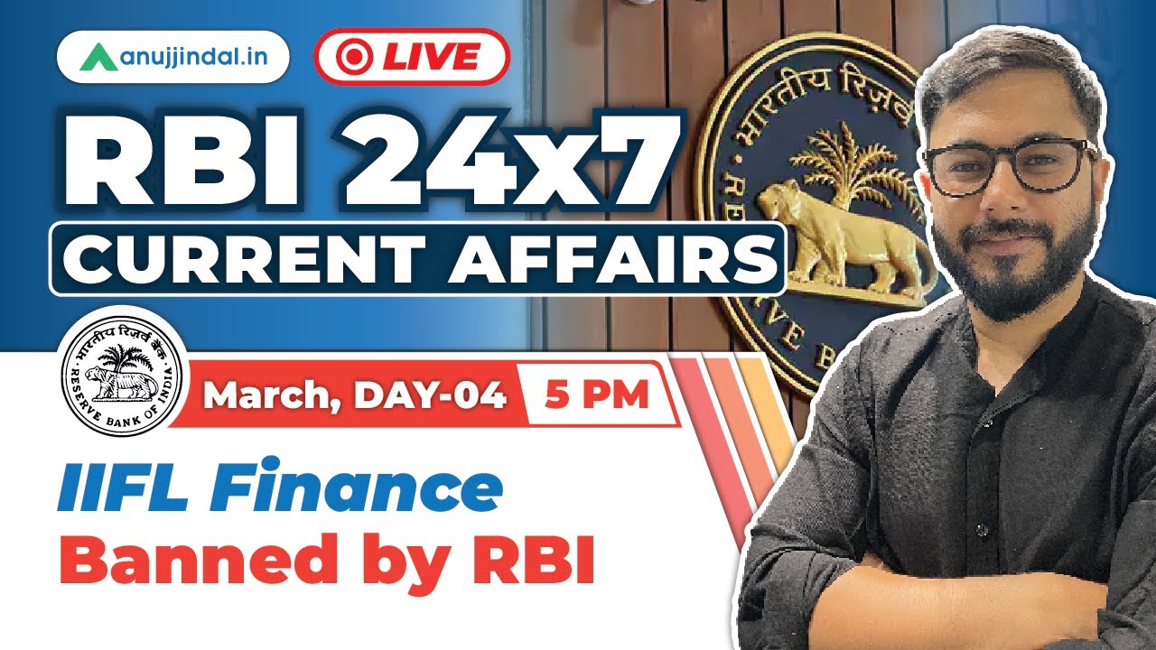 RBI Current Affairs | Finance Current Affairs | RBI 247 Anuj Jindal | RBI Grade B Preparation 2024
