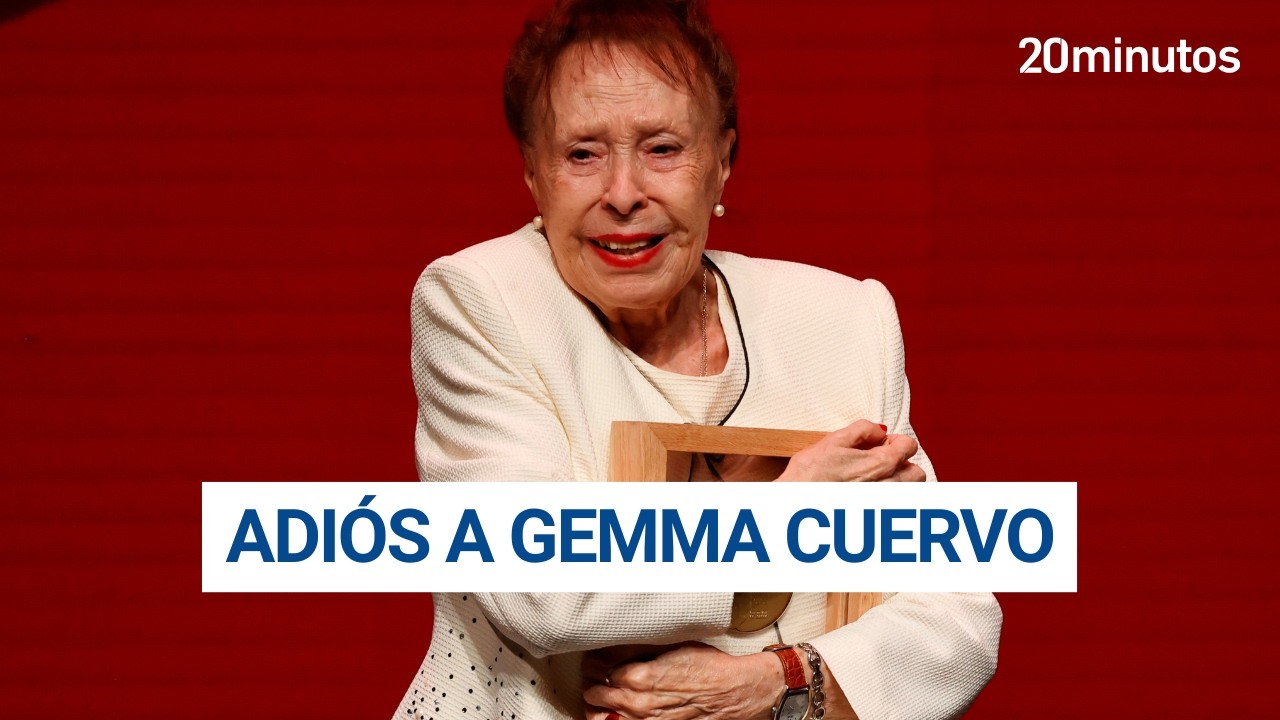 ADIÓS a GEMMA CUERVO, LEYENDA del teatro y la televisión