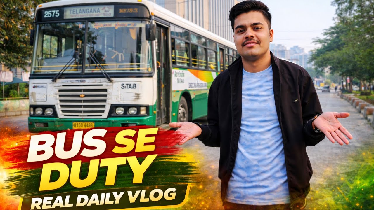 Bus Se Duty | Roz Ka Safar, Roz Ki Kahani 🚍 | Daily Life Vlog Hindi