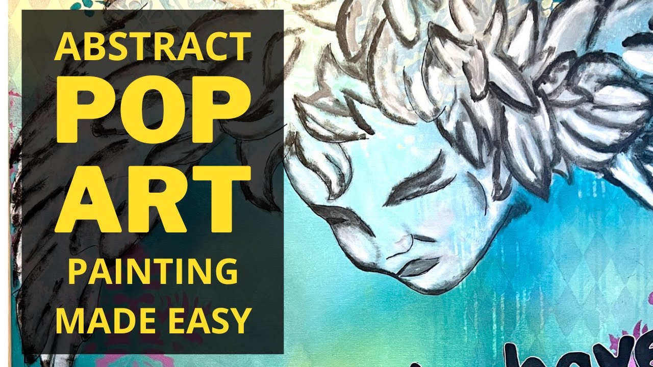 How To Paint Pop Art With Acrylic Paint - Using A Projector. #PopArt #AcrylicPainting #DIYArt
