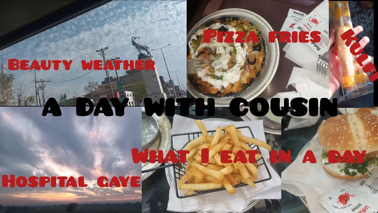 A day with couzins#Czn ko dekhne hospital gaye#What did we explore?  what we eat in a day#city day#