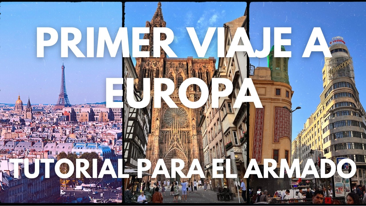 Consejos para VIAJAR a EUROPA por PRIMERA VEZ.#1