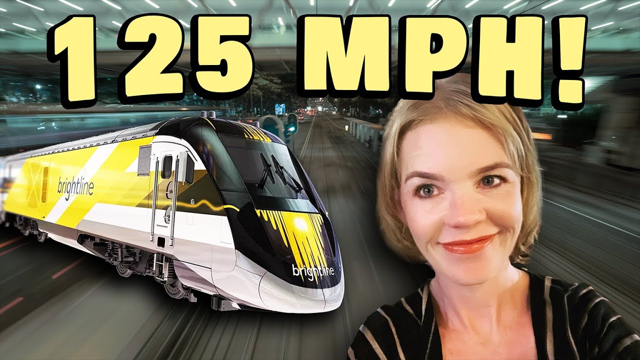 Я ехал на скоростном поезде из Форт-Лодердейла в Орландо! Brightline ПОЛНЫЙ ОБЗОР