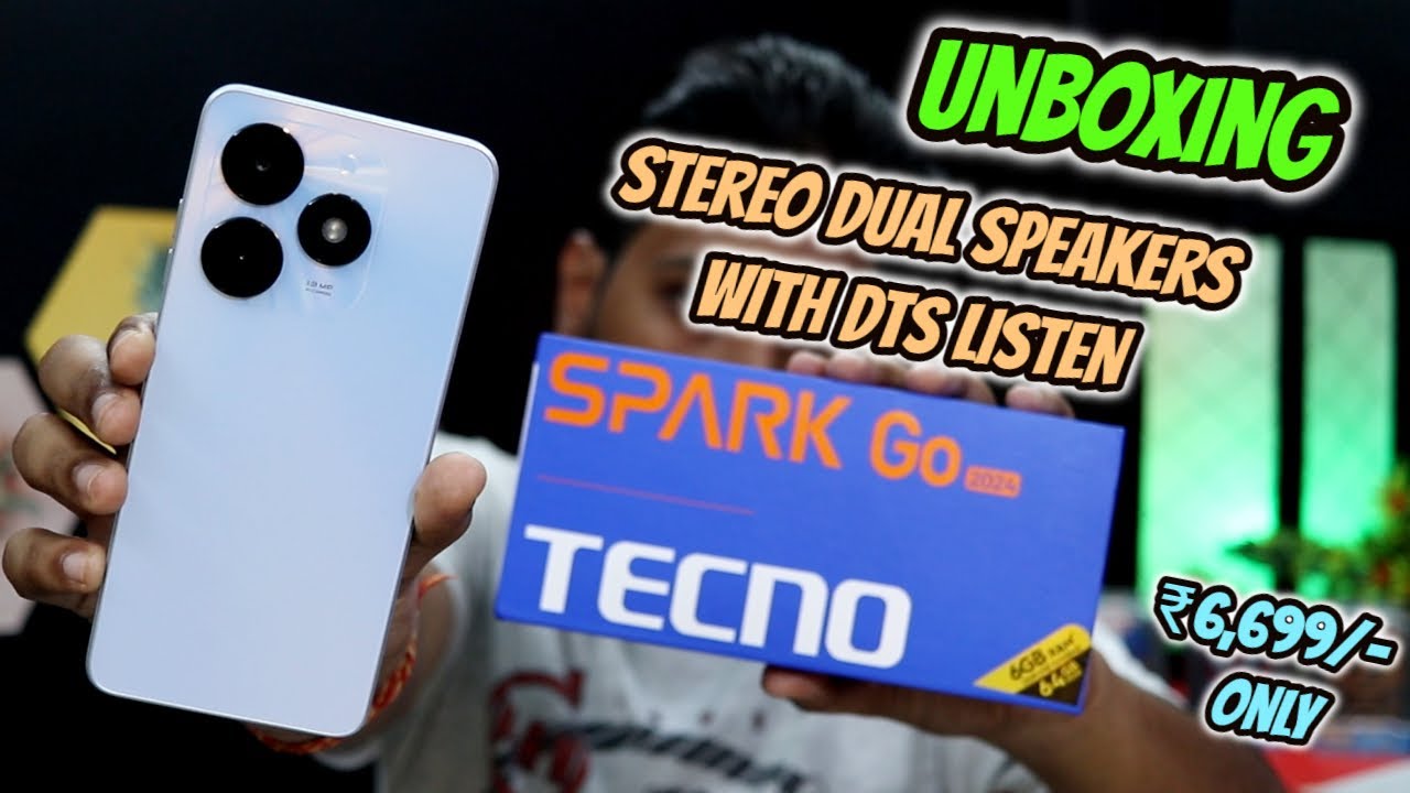 Tecno Spark Go 2024 Unboxing And Review 6GB+64GB-90Hz Display Rs 6,699 🔥