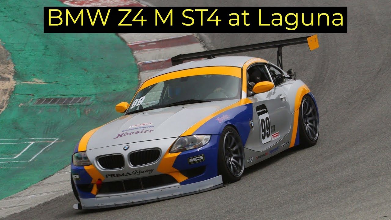 Driving my first RACECAR at Laguna! - BMW Z4 M NASA ST4