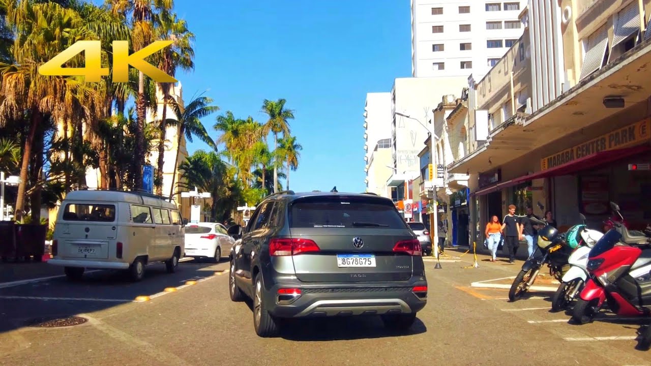 Dirigindo em JUNDIAÍ SP | Centro | 4K BRASIL