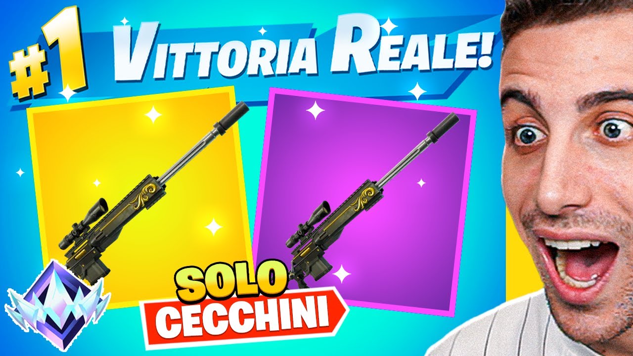 Gioco con SOLO CECCHINI in RANKED e VINCO la Partita! Stagione 2 Capitolo 5 Fortnite ITA!