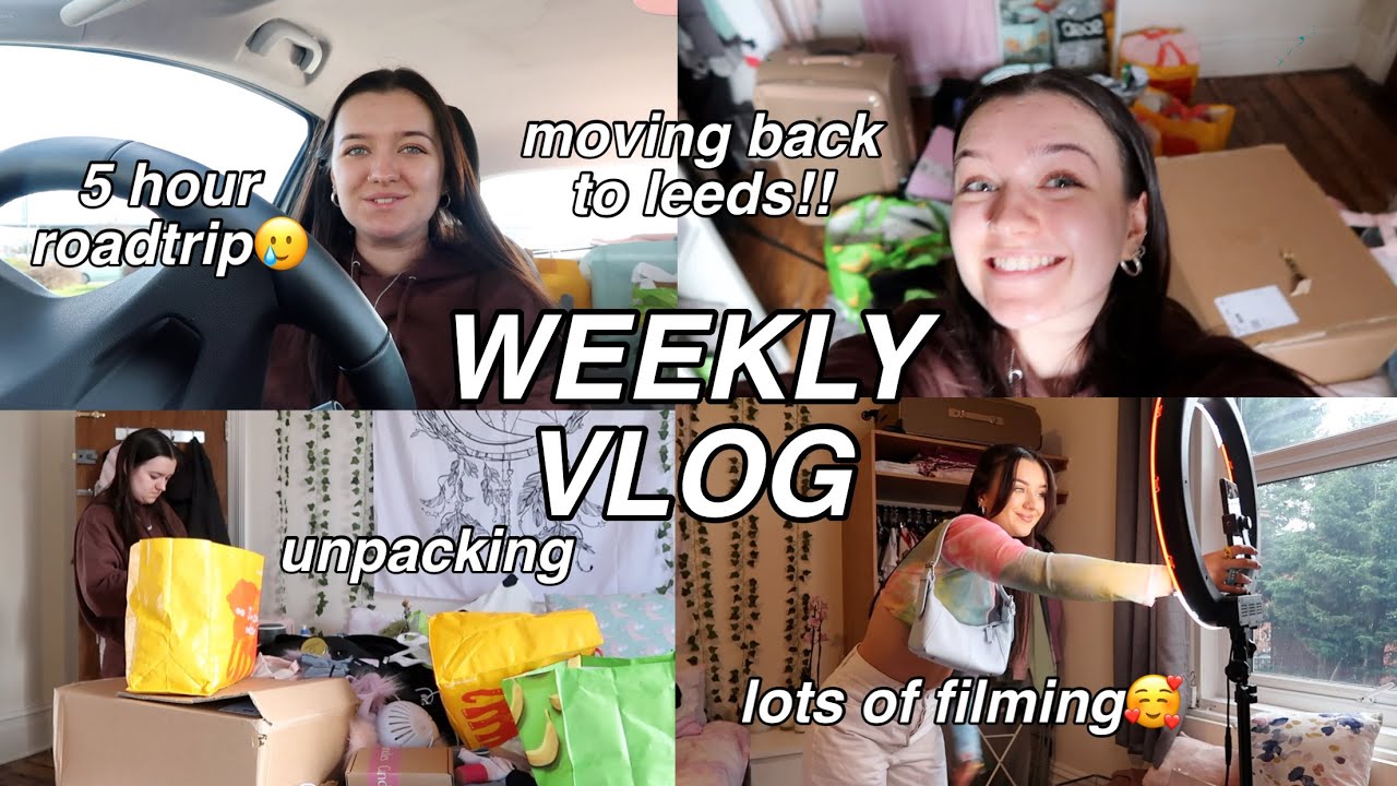 MOVING VLOG!! moving back to uni *the busiest week ever*