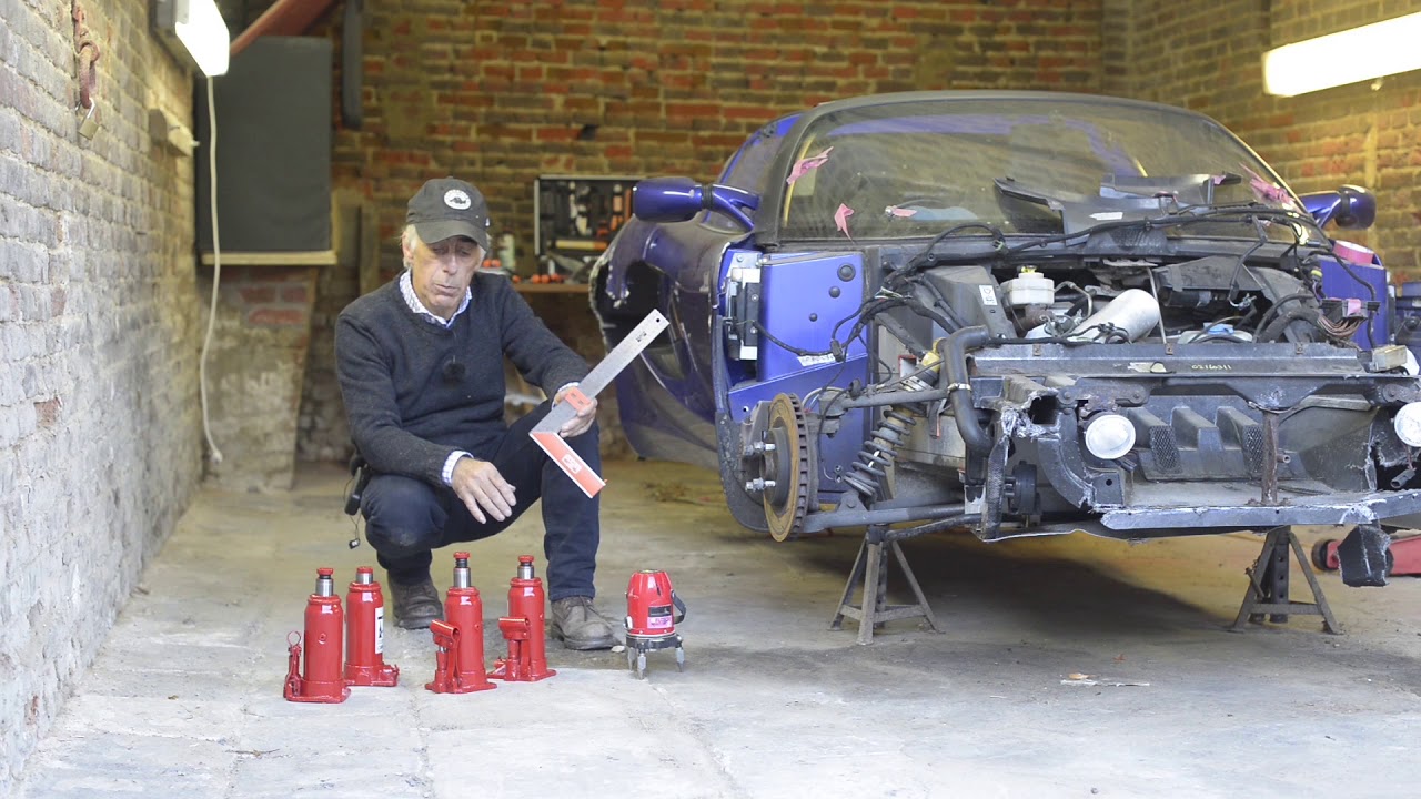 Lotus Elise S2, 135 R. Ремонт, часть 2 – Проверка прямолинейности шасси.