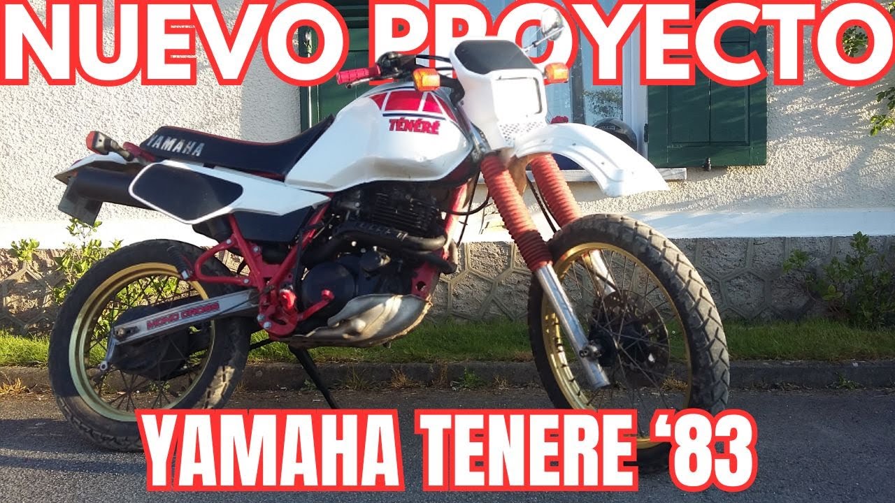 NUEVO PROYECTO‼️. Restomod en mi YAMAHA XT 600 TENERE 34L de 1983. Una clásica modernizada!!