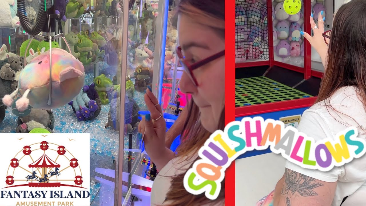 FANTASY ISLAND SQUISHMALLOW CLAW MACHINES AND CARNIVAL GAMES IN LBI, NJ!!!