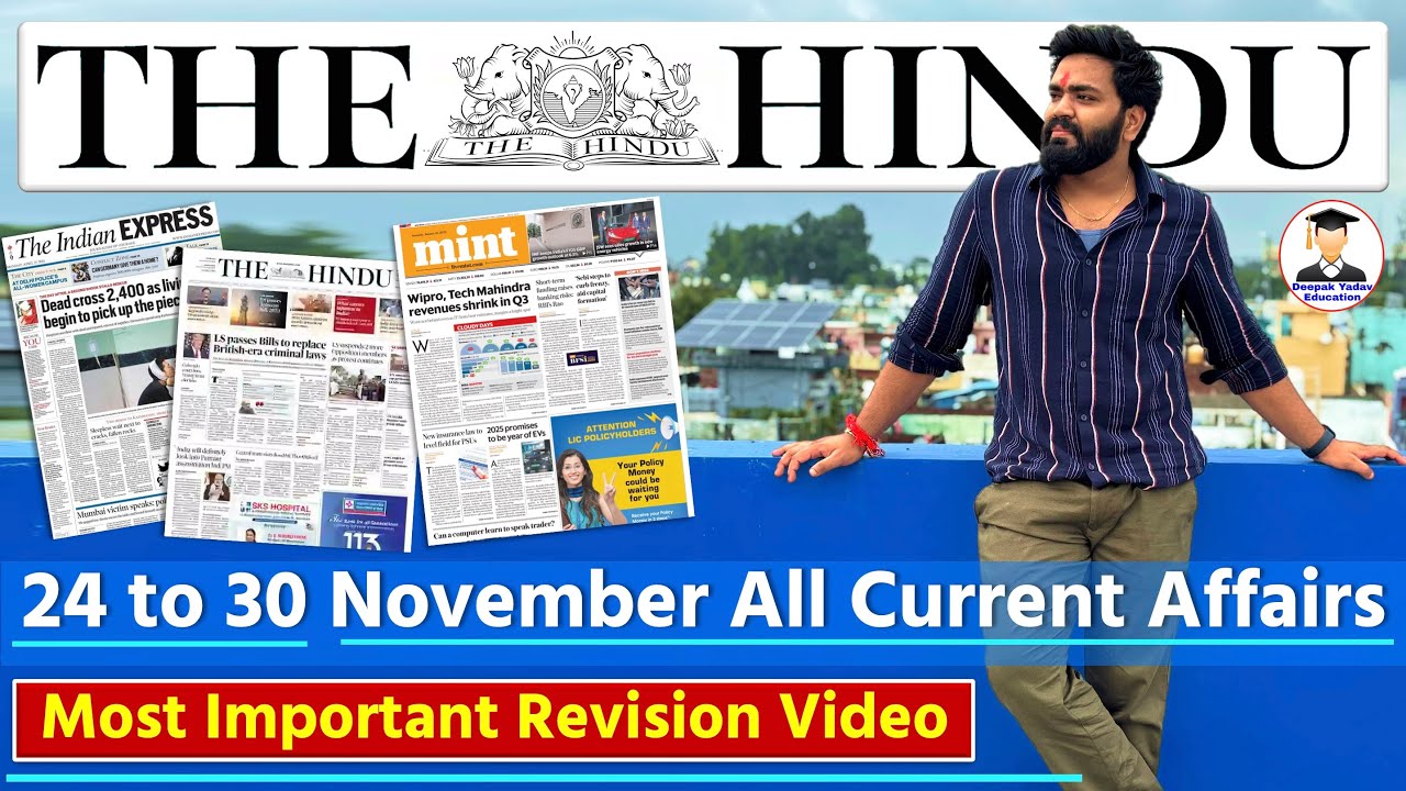 The Hindu Analysis Today | 30 November 2025 | The Hindu Newspaper Analysis | Daily Current Affairs