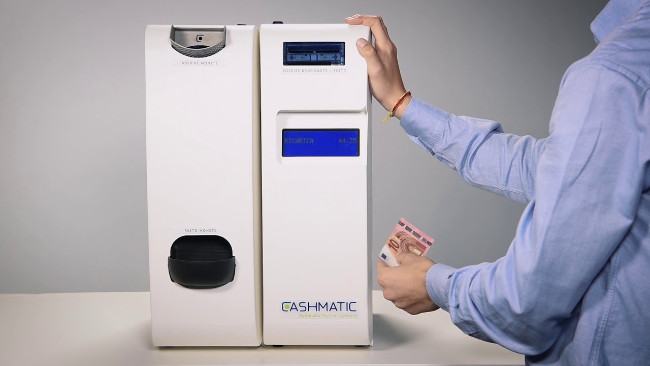 Rendi resto automatico: Cashmatic Premium come funziona  la Ricarica e il Prelievo