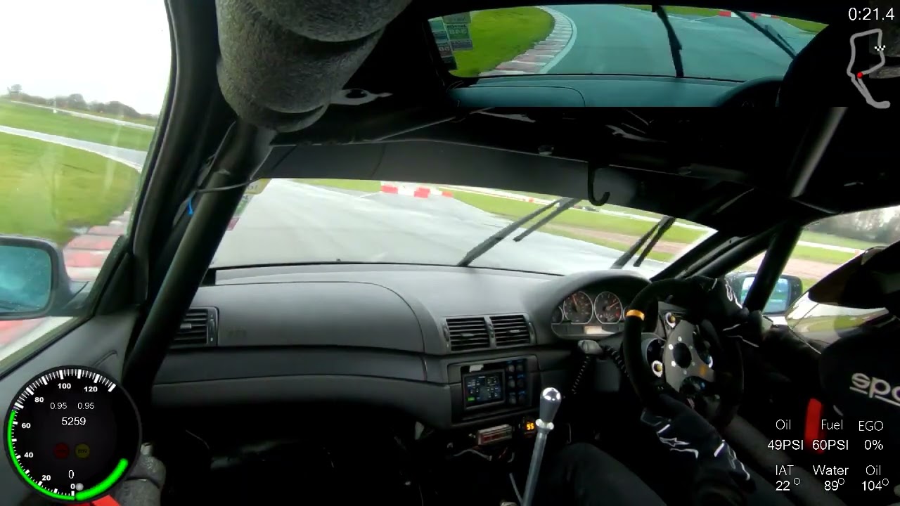 Oulton Park - BMW E46 - Vanos Not Working - Wet Afternoon Laps