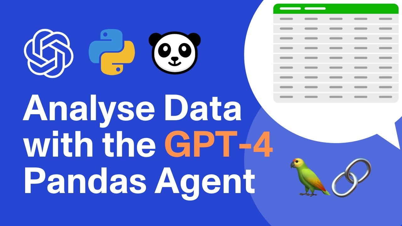 @LangChain Pandas Agent and GPT-4 for Data Analysis