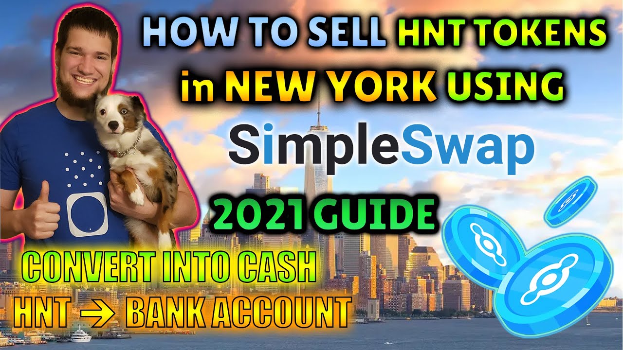 How to Sell / Trade your HNT in New York for Cash Using SimpleSwap.io (Without VPN)