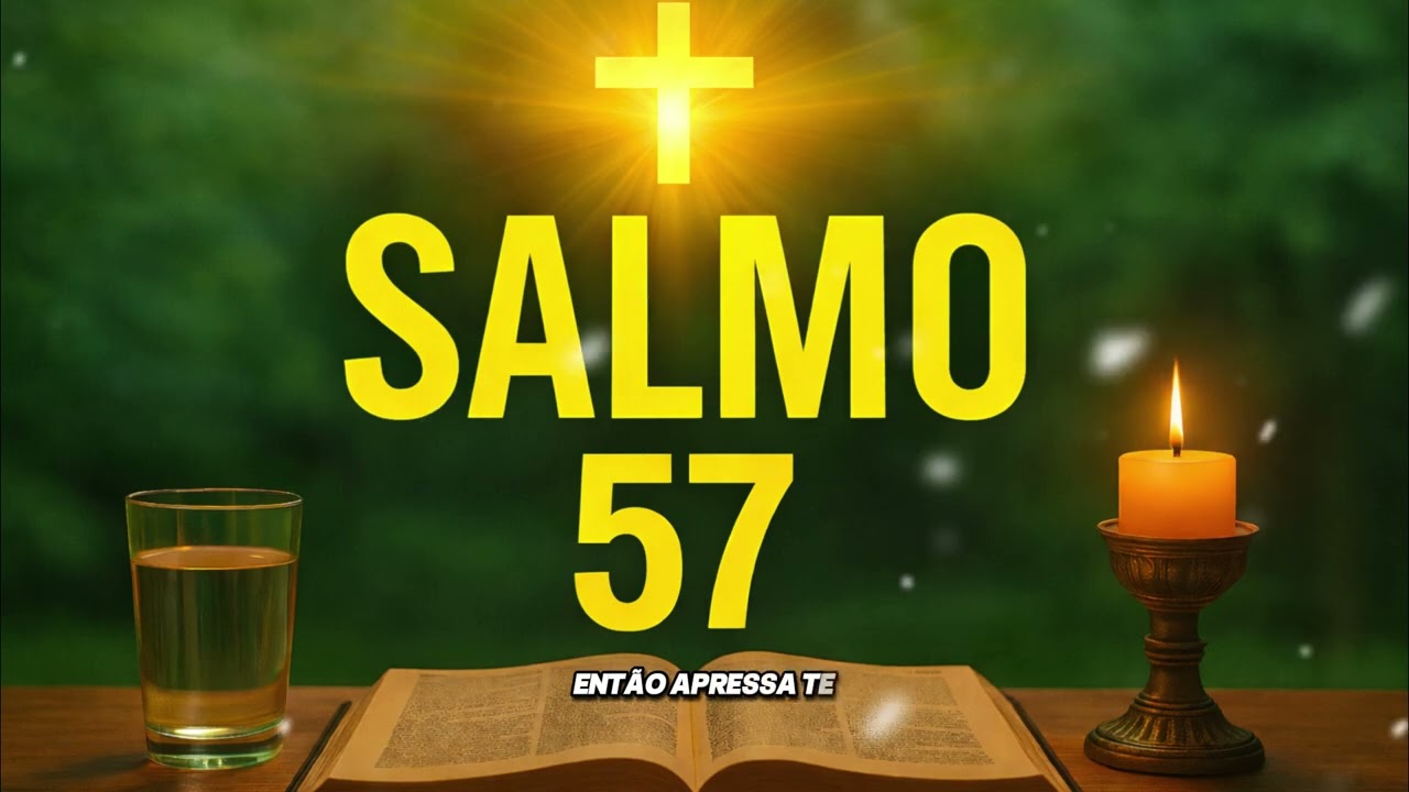 SALMO 57 – Oração Profunda Para Ansiedade, Medo e Descanso da Alma
