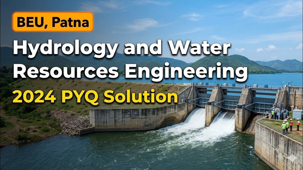 Hydrology and Water Resources Engineering 2024 PYQ Solution