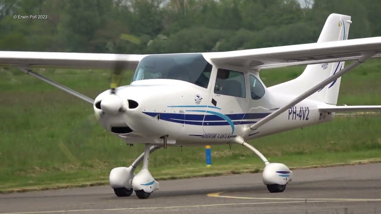 TL Ultralight TL-3000 Sirius PH-4V2 Teuge Airport 14 Mei 2023