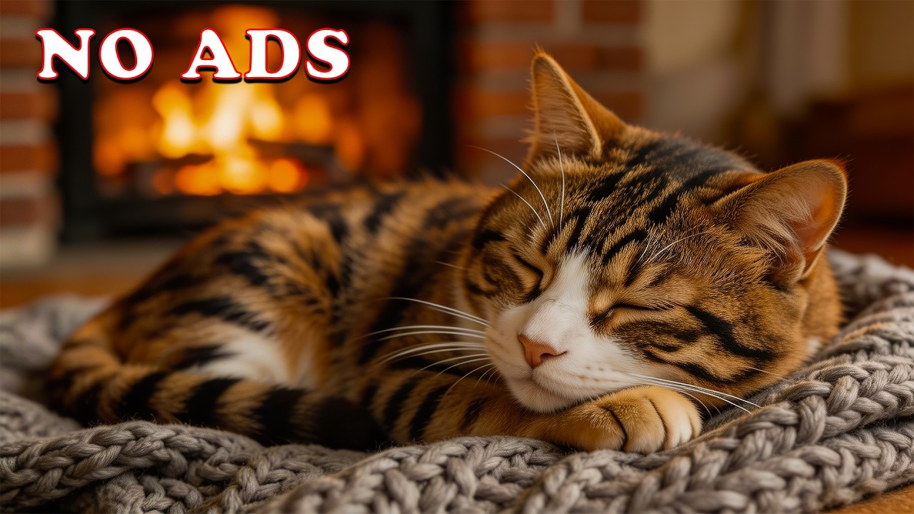 12 часов успокаивающей музыки для кошек 🐈 Тихая расслабляющая музыка для кошек 🎵 Спокойный ночной