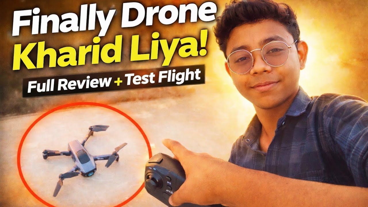 Finally Maine Apna Pehla Drone Kharid Liya 😍 | Full Review + Test Flight...