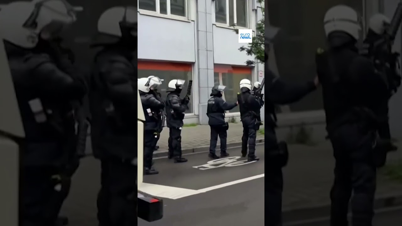 Thousands protest alleged police violence in Brussels