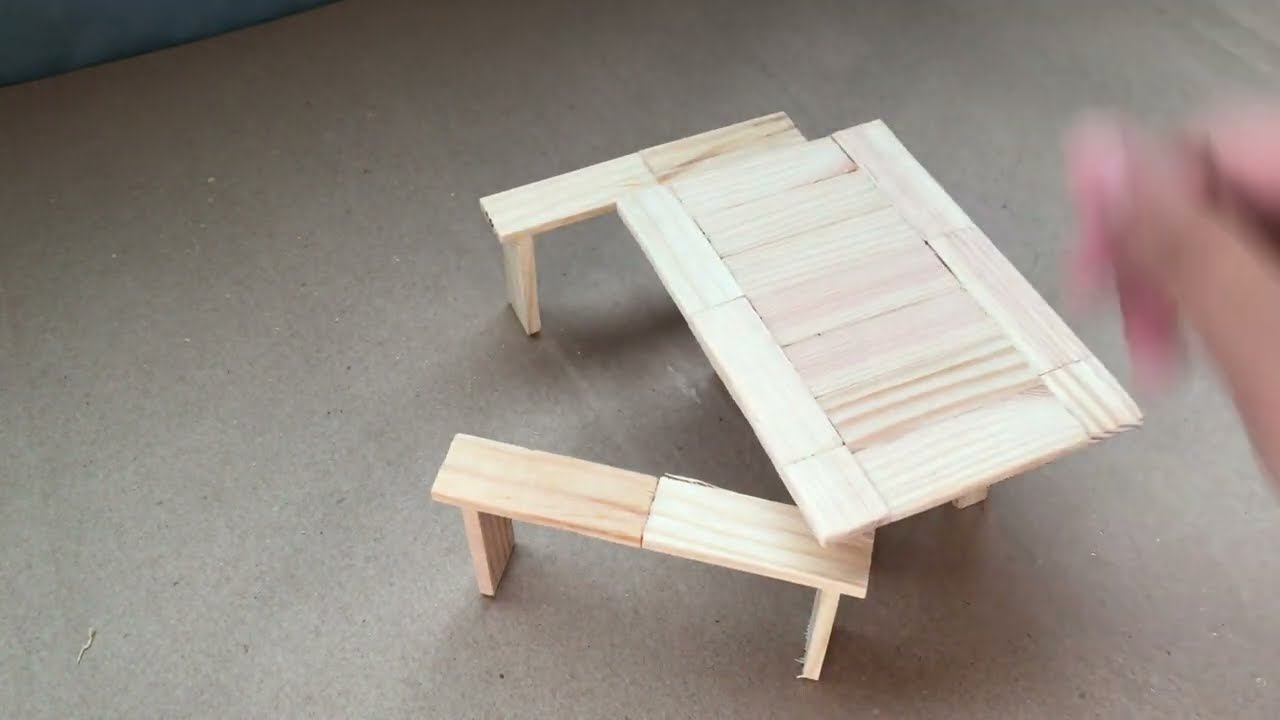 UNBOXING MINI DRILL FOR MINI WOOD CRAFTS / Creating MINIATURE DINING TABLE