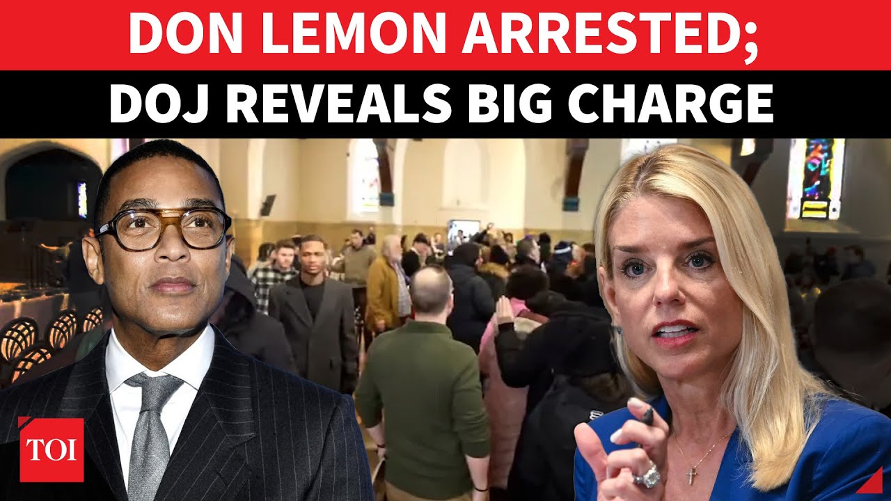 ON CAM: Don Lemon Arrested In Dramatic LA Raid; DOJ Bombshell Action In Minnesota Church Protest