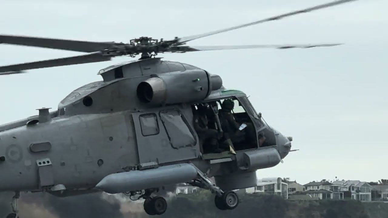 #helicopter #maritime #auckland - 12 Sep 2024 - The Kaman SH-2G Seasprite is a ship-based helicopter