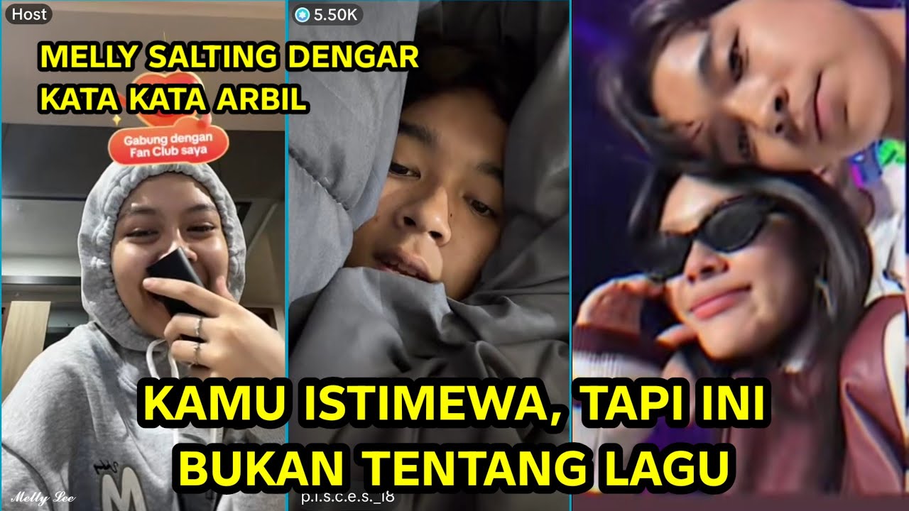 Live Arbil dan melly, Arbil sebut kamu istimewa ke melly 
