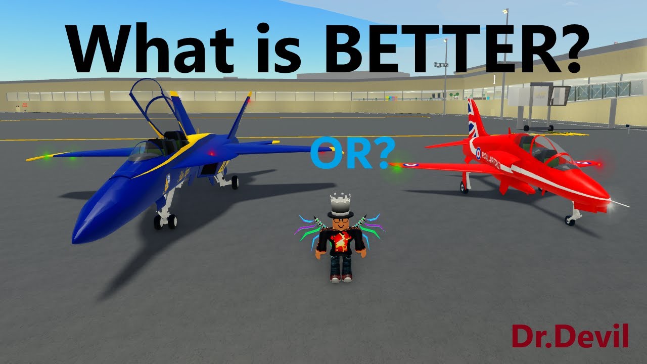 What is Better? Blue Angels or Red Arrows? PTFS Roblox