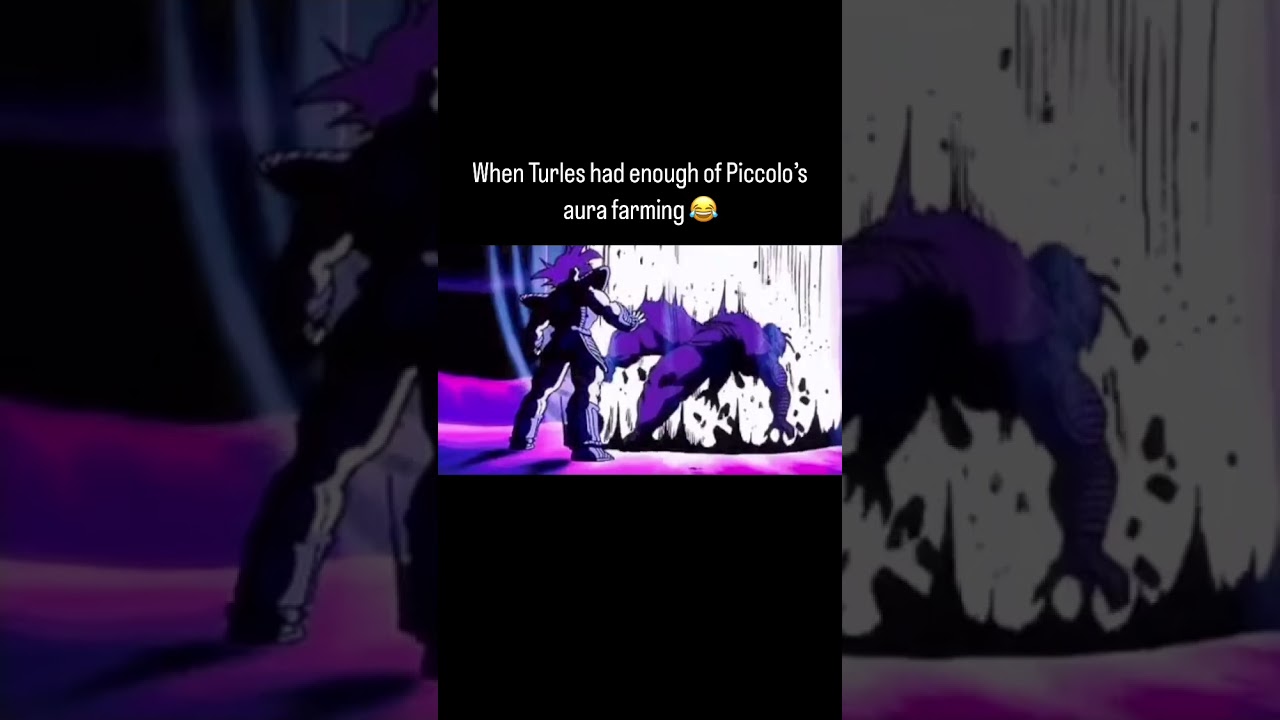 When Turles had enough of Piccolo's aura farming #dragonball #anime #shorts #fyp #dbz #dbd #dbs