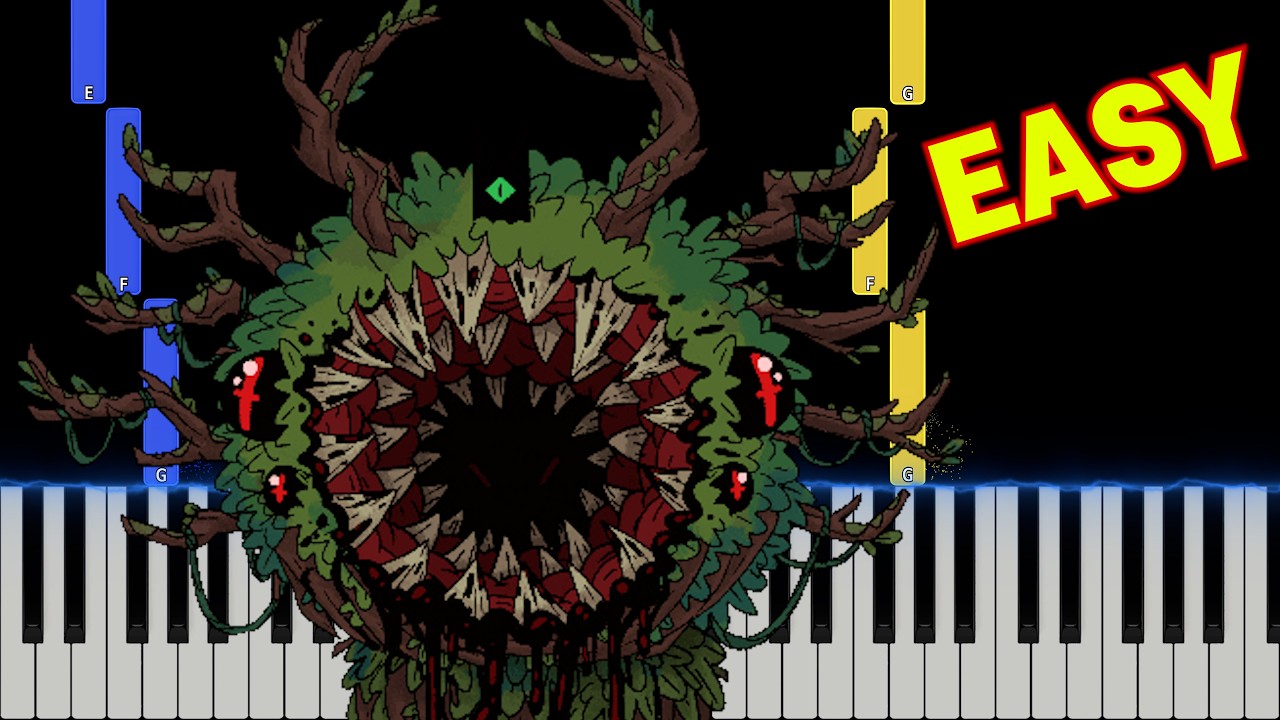 Leshy - Cult of the Lamb | EASY Piano Tutorial + Sheet Link 🎵