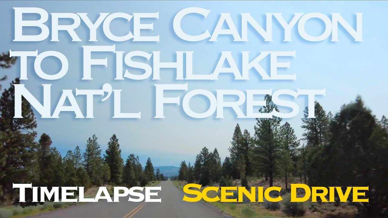 Timelapse: Scenic Drive: Bryce Canyon City to Fishlake National Forest