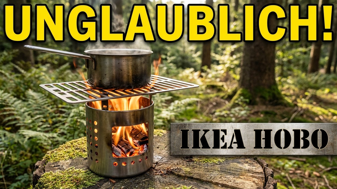 Ikea Hobo Kocher mit Grillrost