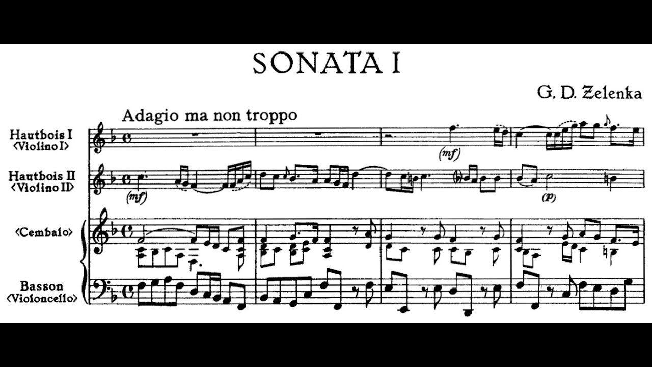 J.D Zelenka - 6 Trio Sonatas, ZWV 181 {Urtext score}