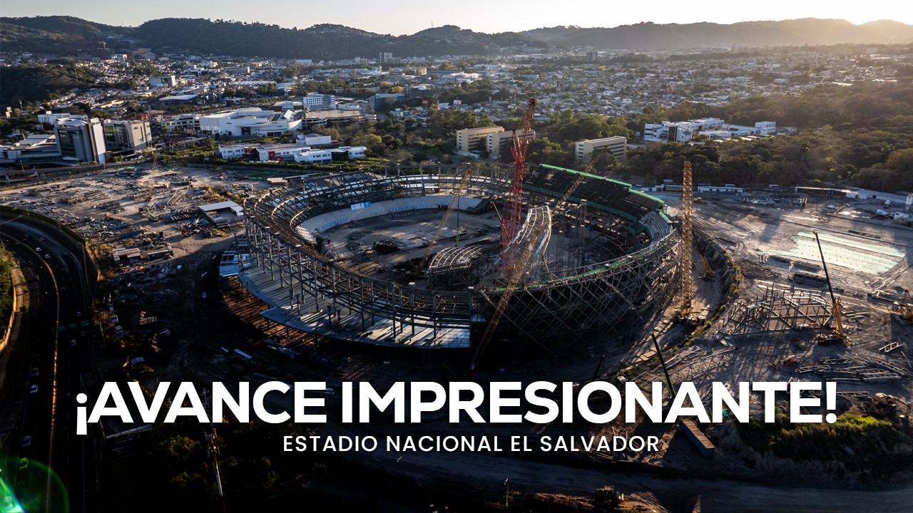 Impresionantes Avances del Nuevo Estadio Nacional 🇸🇻