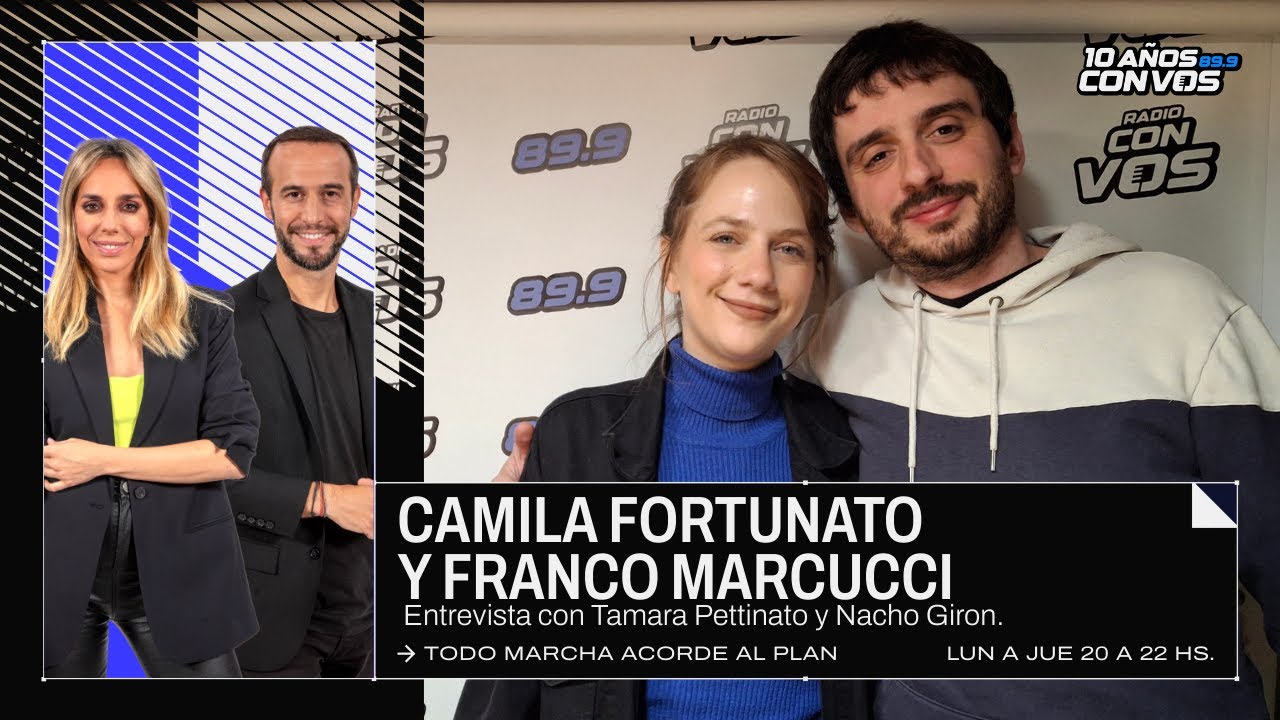 Camila Fortunato y Franco Marcucci, la pareja influencer, en 'Todo marcha acorde al plan'