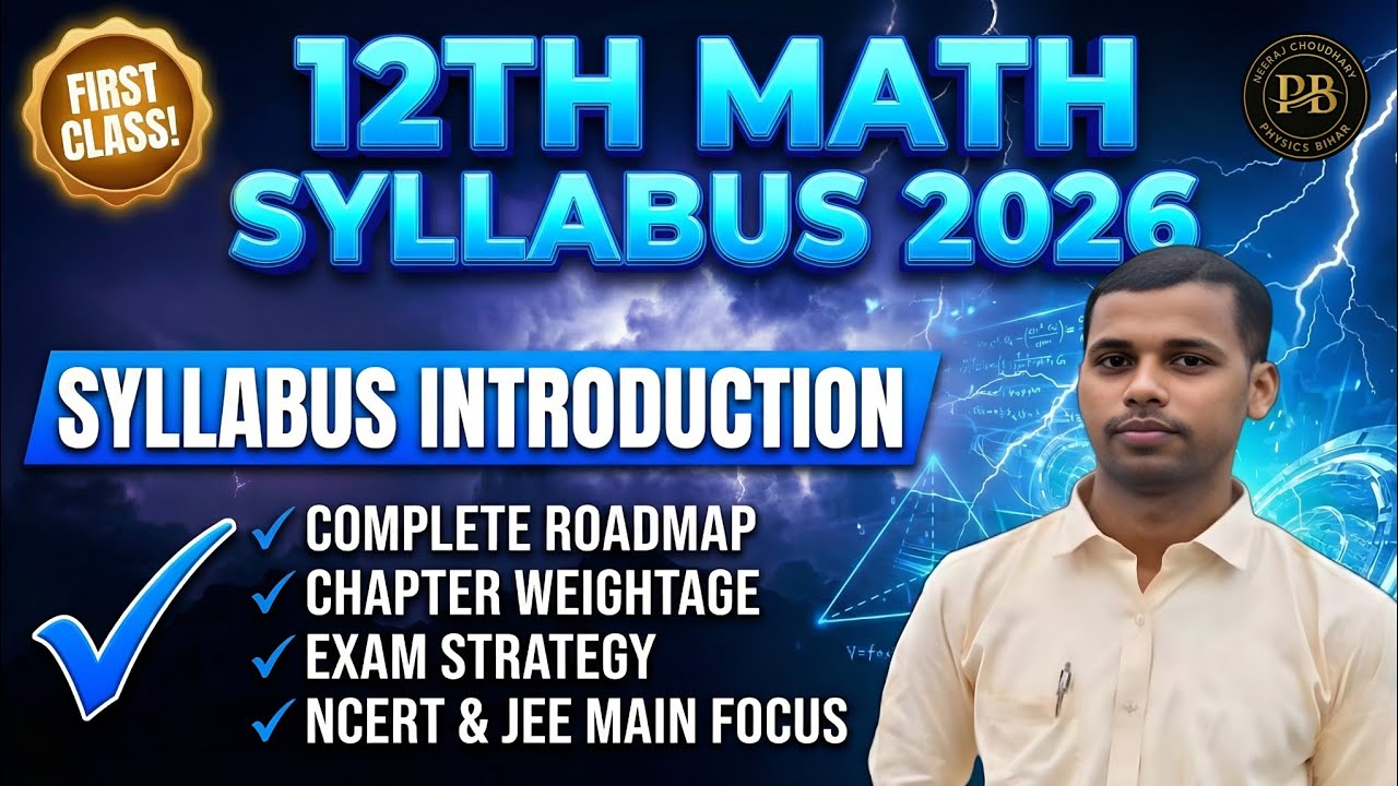12th Math Syllabus