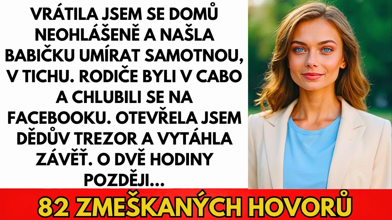 Vrátila Jsem Se Bez Ohlášení A Našla Babičku Samotnou A Umírající. Rodiče Na Luxusní Jachtě