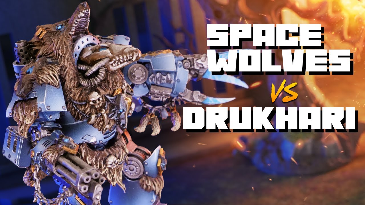 Space Wolves vs Drukhari - Warhammer 40k 10th Edition Battle Report